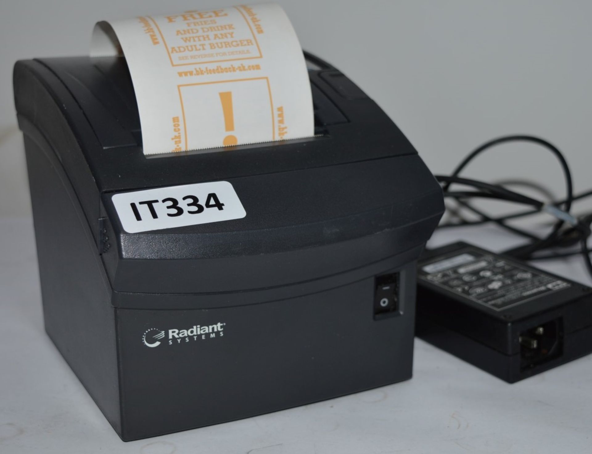 1 x Radiant Systems Bixolon PR10135 Thermal Receipt Printer - Ideal For Use in Hospitality, Retail