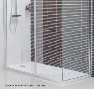 1 x MODE Low Profile PU Rectangular Walk In Shower Tray (WRT1680) - Dimensions: 1600x800mm -