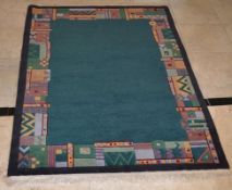 1 x Brink & Campman Kodari Hand Knotted Carpet - 100% Wool - Dimensions: 217x144cm - Unused - NO VAT