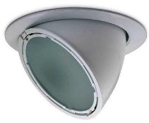 5 x JCC Lighting JC16006 Calida Large Wallwash Downlights With Frosted Lens - Colour: White - New/