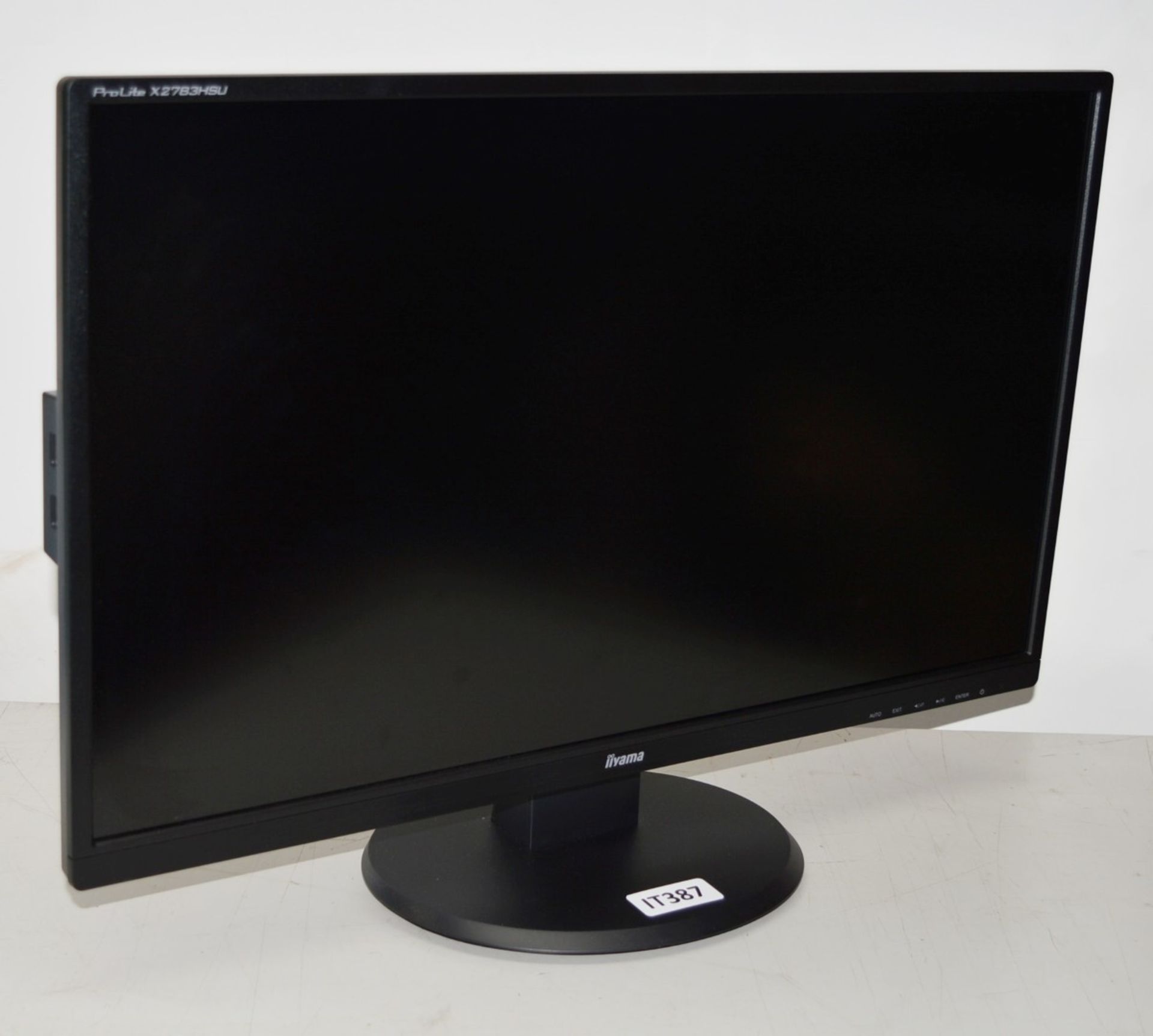 1 x iiyama ProLite 27 Inch AMVA+ HD LED Monitor - Model X2783HSU - Large High End Monitor For - Image 4 of 10