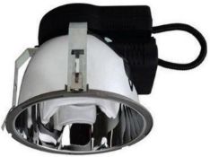 10 x JCC Lighting JC5143 Large Coral Range Commercial Recessed Downlight - Colour: Silver - Low