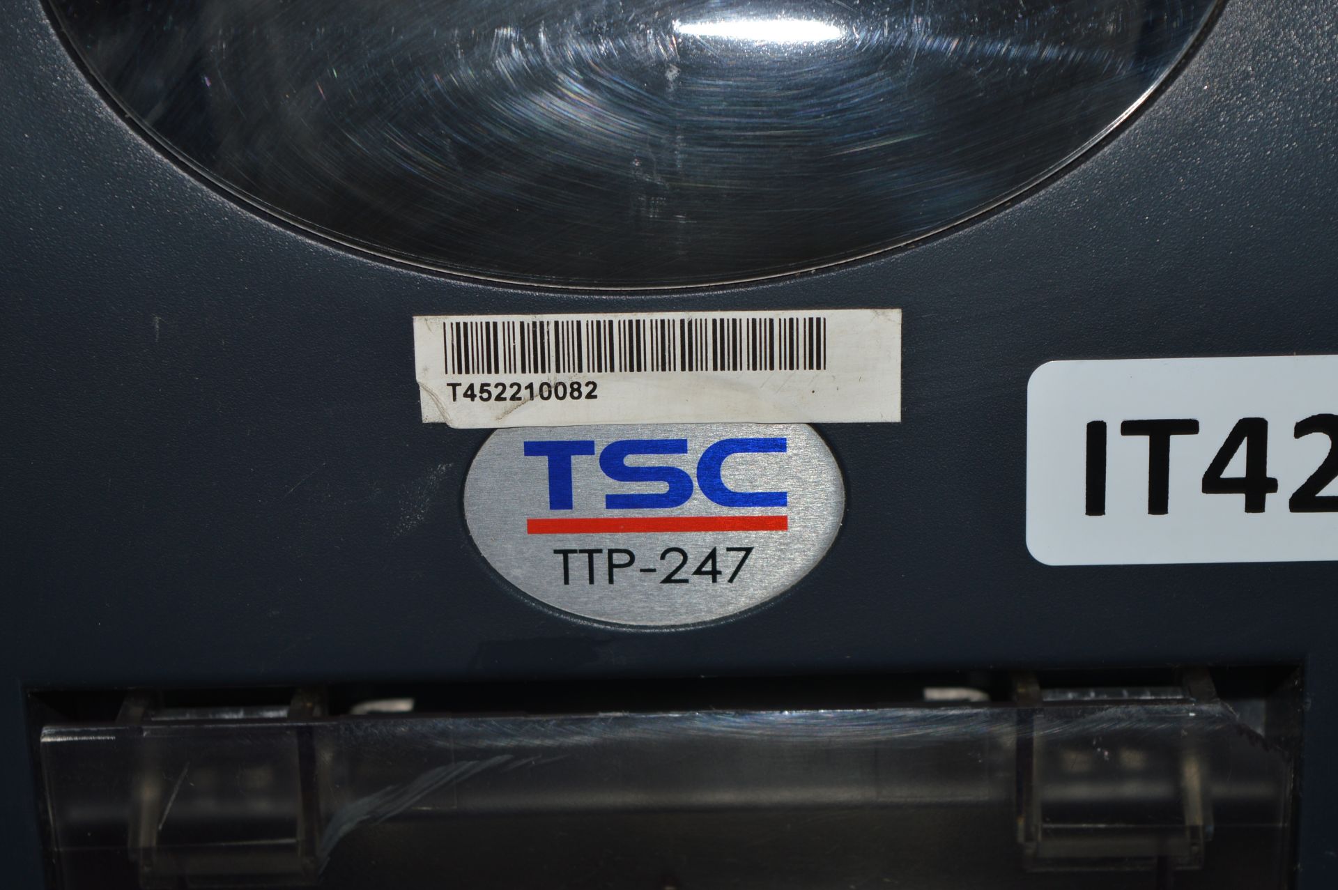 1 x TSC TTP-247 Thermal Label Printer - Includes Power Adaptor - CL011 - Ref IT420 - Location: - Image 2 of 7