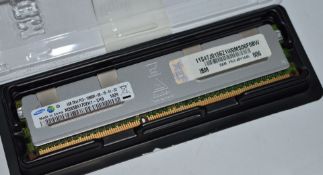 2 x Samsung 4GB DDR3 2Rx4 PC3-10600R 1333 ECC Reg Server Memory (8GB Ram Kit) - Type M393B5170EH1-