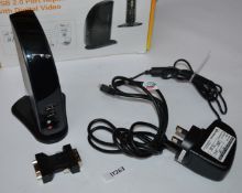 1 x Lenovo USB 2.0 Port Replicator Wit Digital Video - Boxed With Accessories  - CL400 - Ref IT263 -