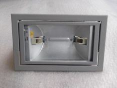 10 x JCC Lighting JC16018 Recast White HQI Recessed Down-lighters - New Boxed Stock - Aluminium