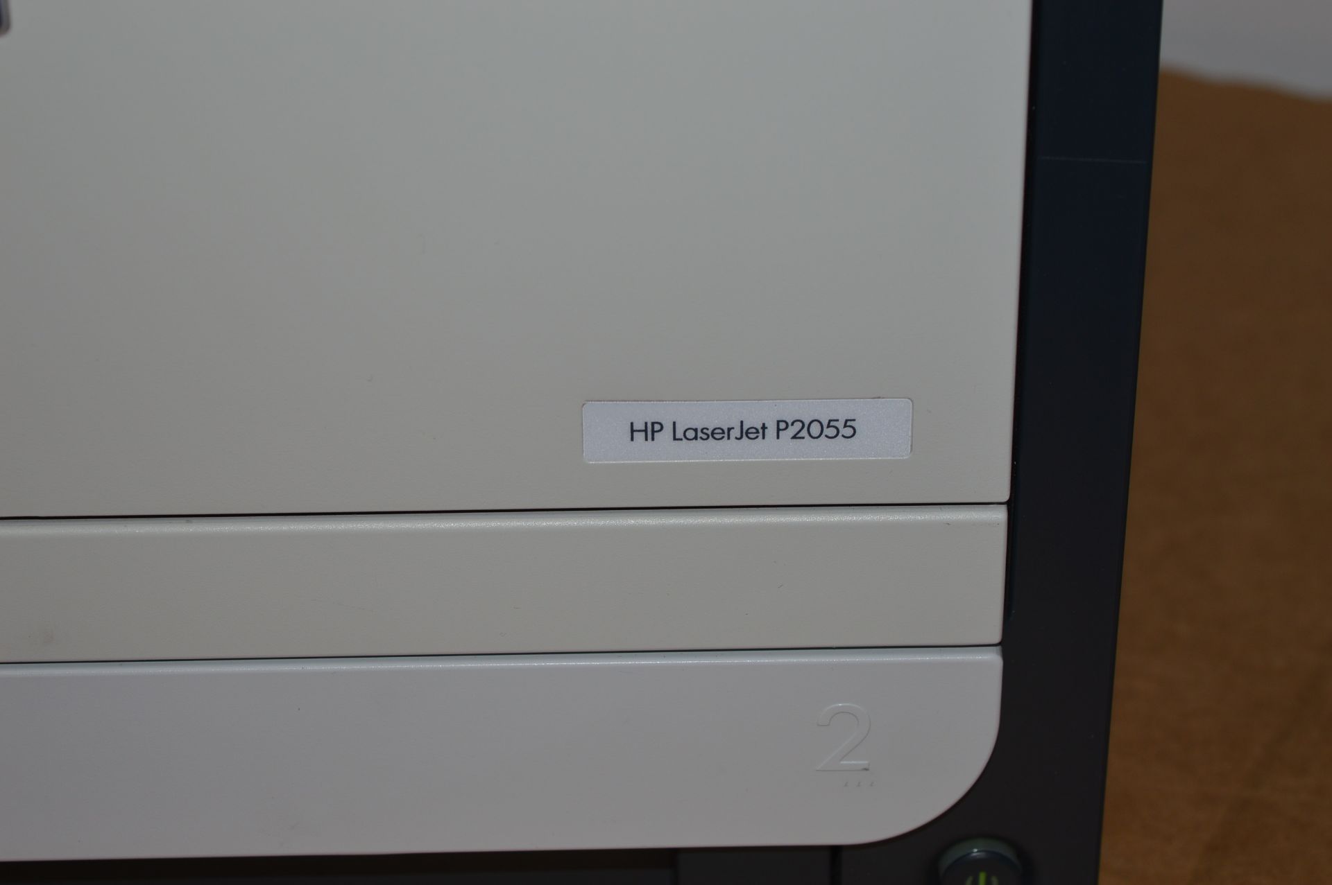 1 x HP Laserjet P2055 Desktop Laser Printer - Good Working Order - Includes Two Toners - CL010 - Ref - Image 3 of 9