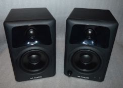 1 x Pair of M-Audio AV42 Multimedia Monitor Speakers - Untested - Very Good Cosmetic Condition -