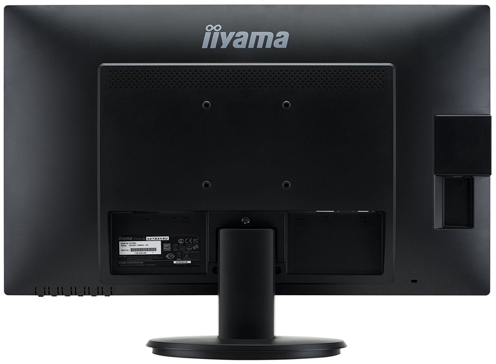 1 x iiyama ProLite 27 Inch AMVA+ HD LED Monitor - Model X2783HSU - Large High End Monitor For - Image 7 of 10