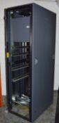 1 x Network Appliances NetApp Rackmount Server Enclosure With Shelves and Four Power Distribution