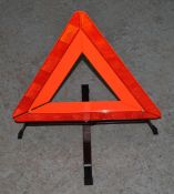 8 x Hazard Warning Triangles - Roadside Safety - With Cases - Suitable For Use in the UK and