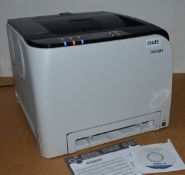 1 x Ricoh SP C250dn Colour Laser Network Printer - CL010 Ref IT445 - Location: Altrincham WA14 -