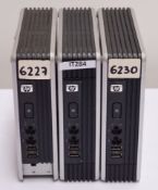 3 x HP Thin Client Computers - Model T5530 - With 64gb Storage and 128mb Ram - CL011 - No