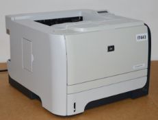 1 x HP Laserjet P2055 Desktop Laser Printer - Good Working Order - Includes Two Toners - CL010 - Ref