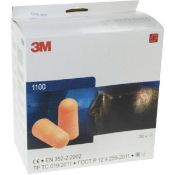 1 x Box of 3M 1100 Ear Plugs - Box Open But Appears Full - Approximately 200 Pairs - CL185 - Ref: C2