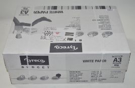 1 x Box of Lyreco A3 White Paper - 297x420 80g - Includes 1 Box of 3 Packs (1,500 Pages) - Brand New