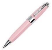 1 x ICE LONDON "Duchess" Ladies Pen Embellished With SWAROVSKI Crystals - Colour: Light Pink - Brand