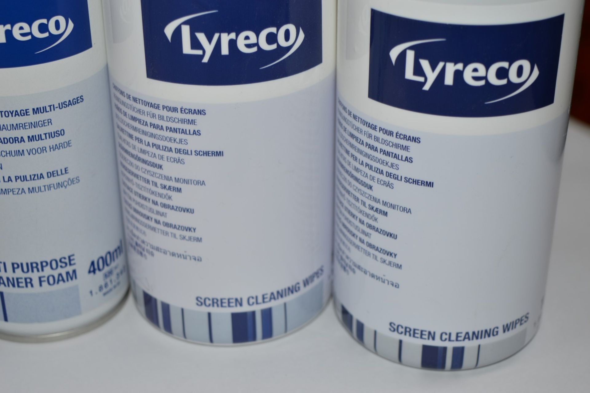 10 x Packs of Lyreco Multipurpose Foam Cleaner and Screen Cleaning Wipes - Unused Stock - CL400 - - Image 4 of 4