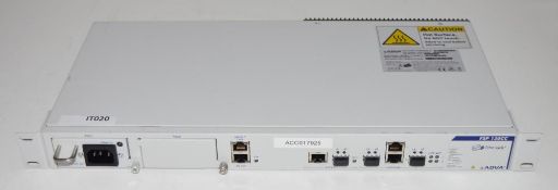 1 x ADVA FSP 150CC Optical Networking Carrier Ethernet Switch EtherJack - Ref IT020 - CL400 -