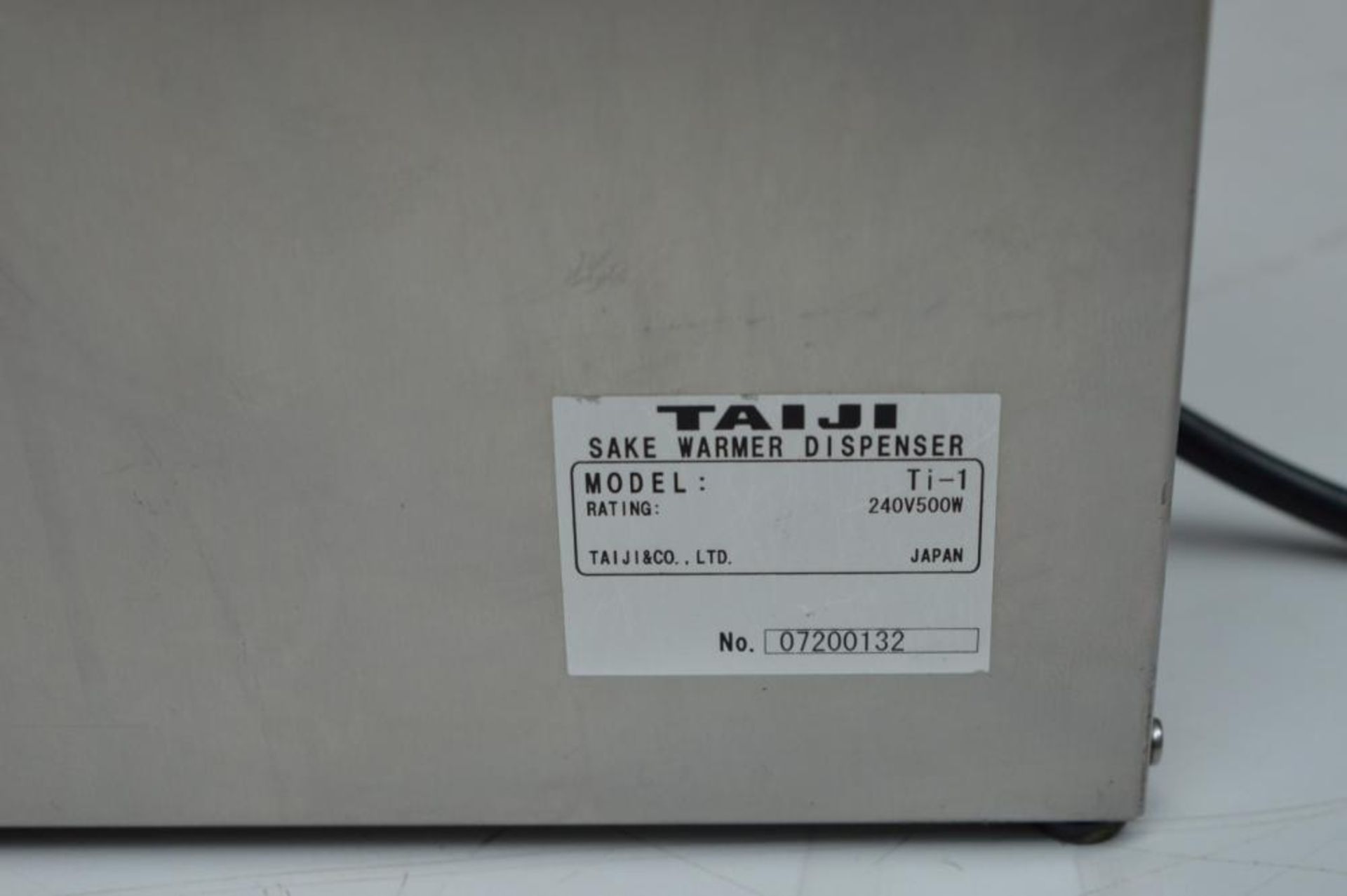 1 x Taji Ti-1 Sake Warmer Dispenser Machine - Japanese Sake Machine - CL011 - Ref JP013 - Compact - Image 5 of 6