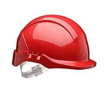 6 x Centurion Red Helmets - CL185 - Ref: C3/S08 - New Stock - Location: Altrincham WA14