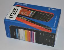 1 x Nokia 208.1 RM-948 Mobile Phone - MP3 Player - Video Playback 3.5G Internet - CL011 - Ref