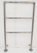 1 x Vogue Heated Towel Rail - New / Boxed Stock - Dimensions: W53 x H92cm - Ref: MWI002 - CL022 -