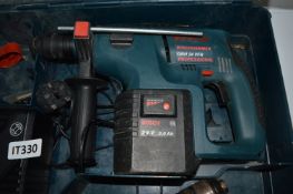 1 x Bosch GBH 24 VFR Professional Hammer Drill - With Case, Battery, Charger, Spare Chuck - 240V -