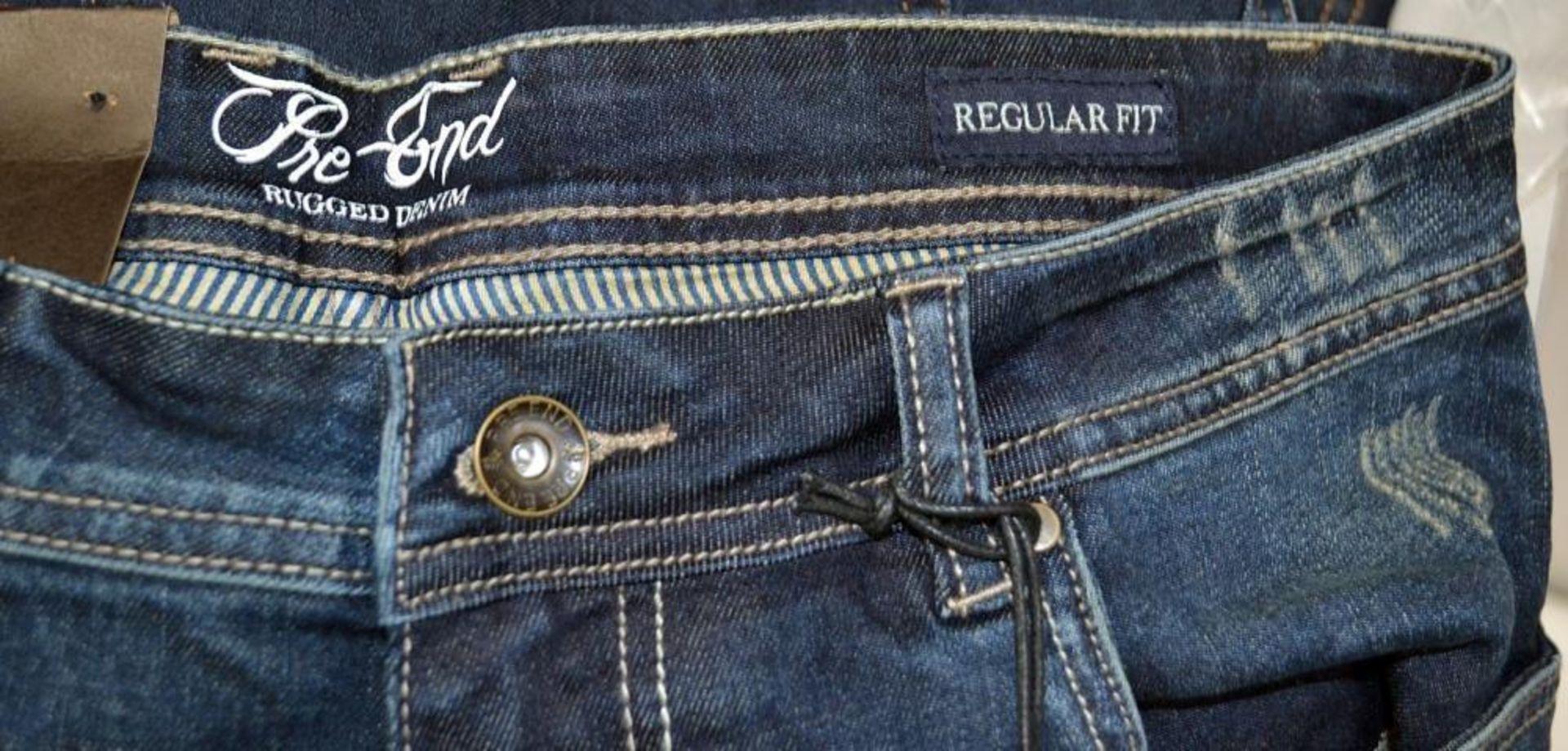 4 x Assorted Pairs Of PRE END Branded Mens Jeans - New Stock With Tags - Recent Retail Closure - - Image 5 of 5