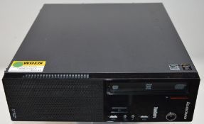 1 x Lenovo ThinkCentre E73 Small Form Factor PC Computer - Features Intel Core i3 Processor and