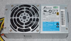 1 x Seasonic 300w Power Supply - 80 Plus Bronze - Model SS-300TFX - Good Working Order - CL010 - Ref