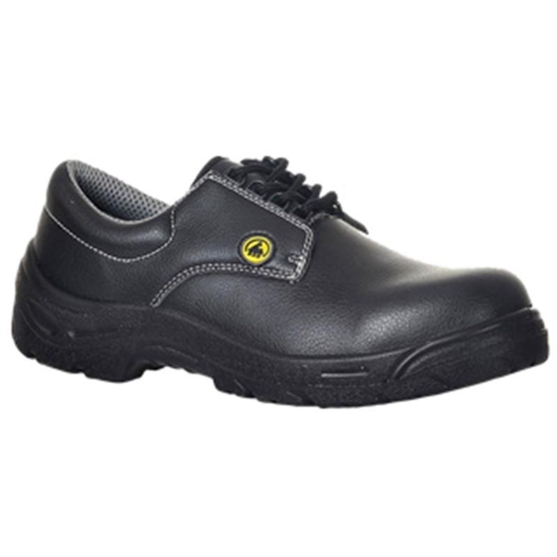 1 x Pair of Portwest Compositelite FC01 ESD Shoe S2 in Black - Size 10/44 - CL185 - Ref: DSY0373 -