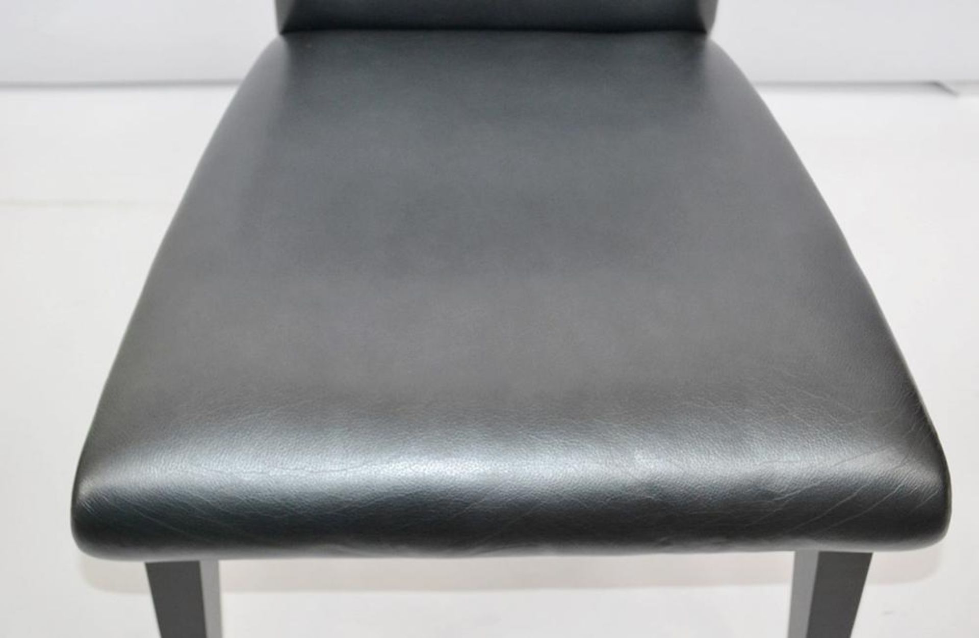 1 x CATTALAN “Lulu” High Back Chair – Upholstered In A Rich Metallic Charcoal - Dimensions: W50 x H9 - Image 3 of 8