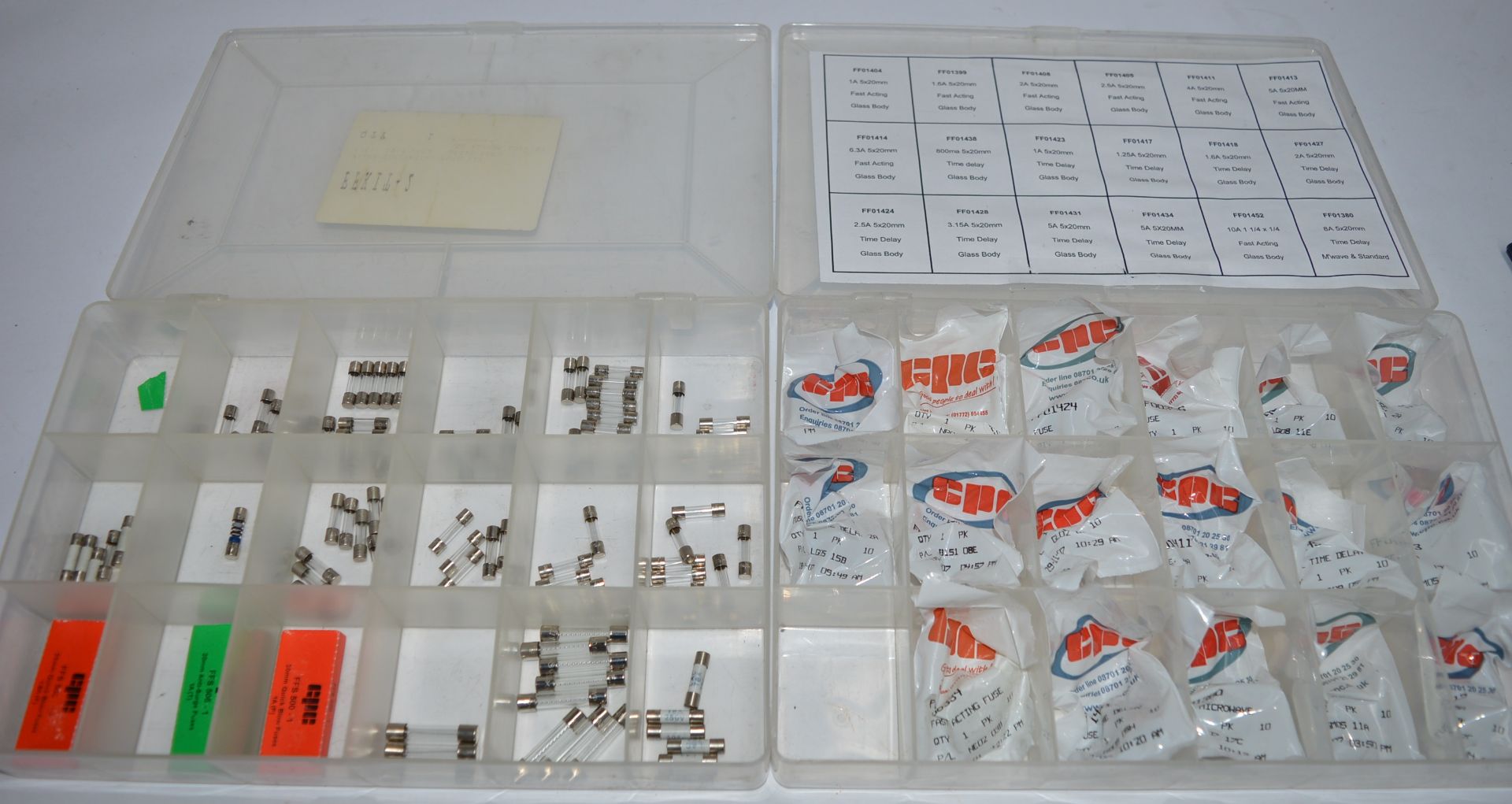 2 x CPC Fuse Kit Boxes - Includes 20 x Full Packs of Various Fuses and Approx 100 x Loose Unused - Image 8 of 9