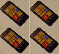 4 x Nokia Lumia 630 Mobile Smart Phones - Features Microsoft Windows 8.1 OS, 1.2ghz Quad Core CPU,