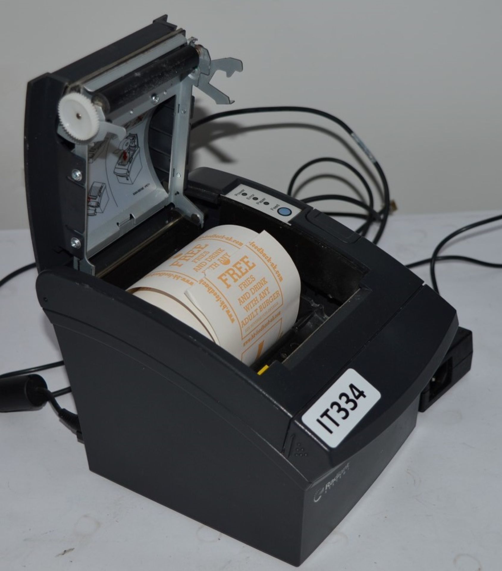 1 x Radiant Systems Bixolon PR10135 Thermal Receipt Printer - Ideal For Use in Hospitality, Retail - Image 5 of 6