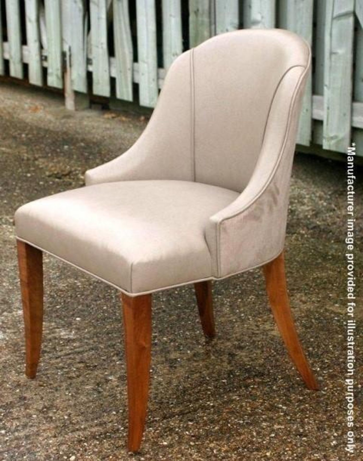 1 x REED &amp; RACKSTRAW "Cloud" Velvet Upholstered Handcrafted Chair - Dimensions: H87 x W58 x D5 - Image 2 of 12