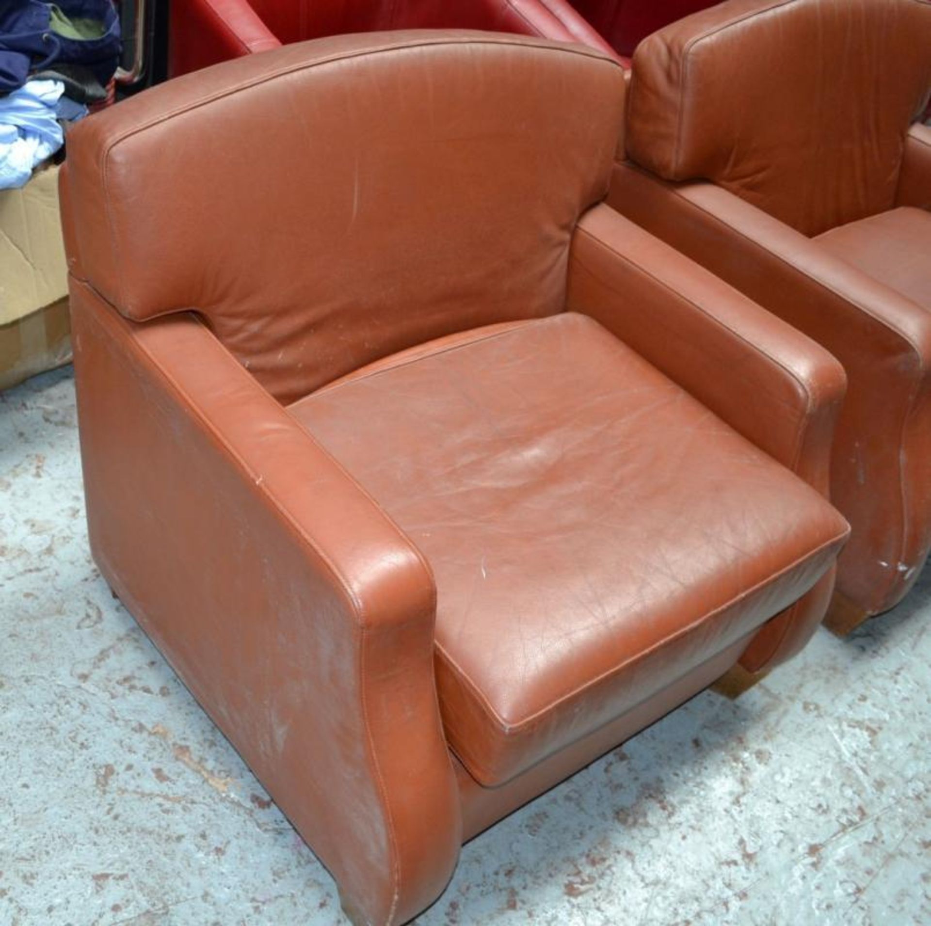 2 x Wide Arm Chairs - H75 x W83 x D76 - Ref: MWI019 - CL218 - Location: Altrincham WA14 Please see - Image 7 of 11