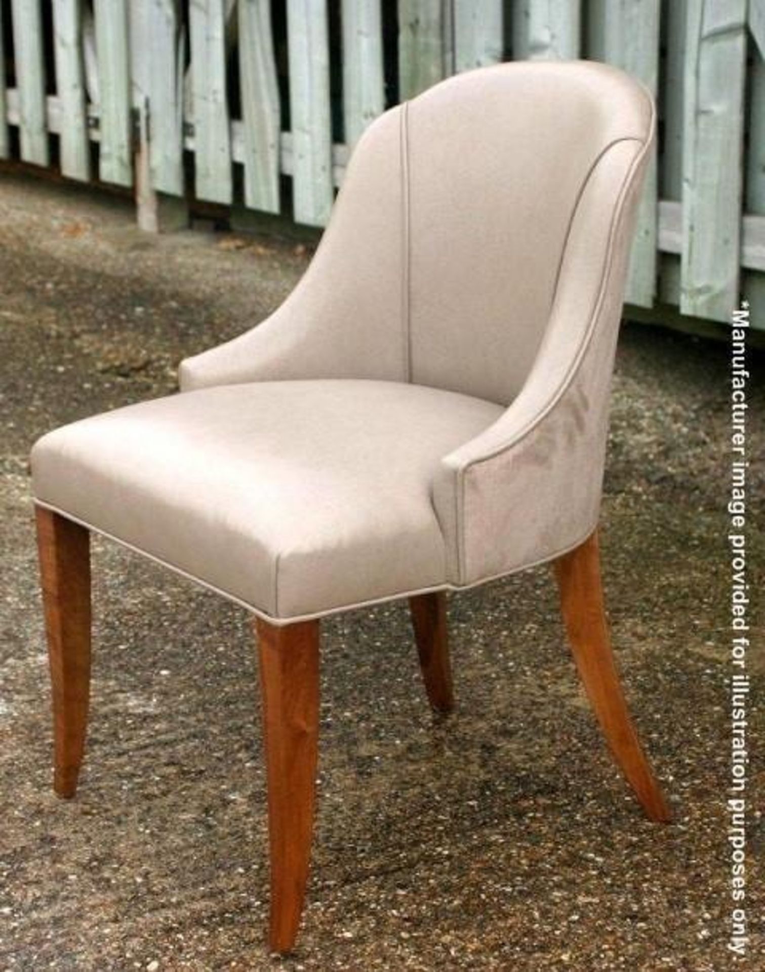 1 x REED &amp; RACKSTRAW "Cloud" Velvet Upholstered Handcrafted Chair - Dimensions: H87 x W58 x D5 - Image 2 of 14