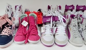 8 x Pairs Of Branded Ladies / Girls Trainers - Sizes 3 - 4 1/2 - New / Unused Sealed Stock With Tags