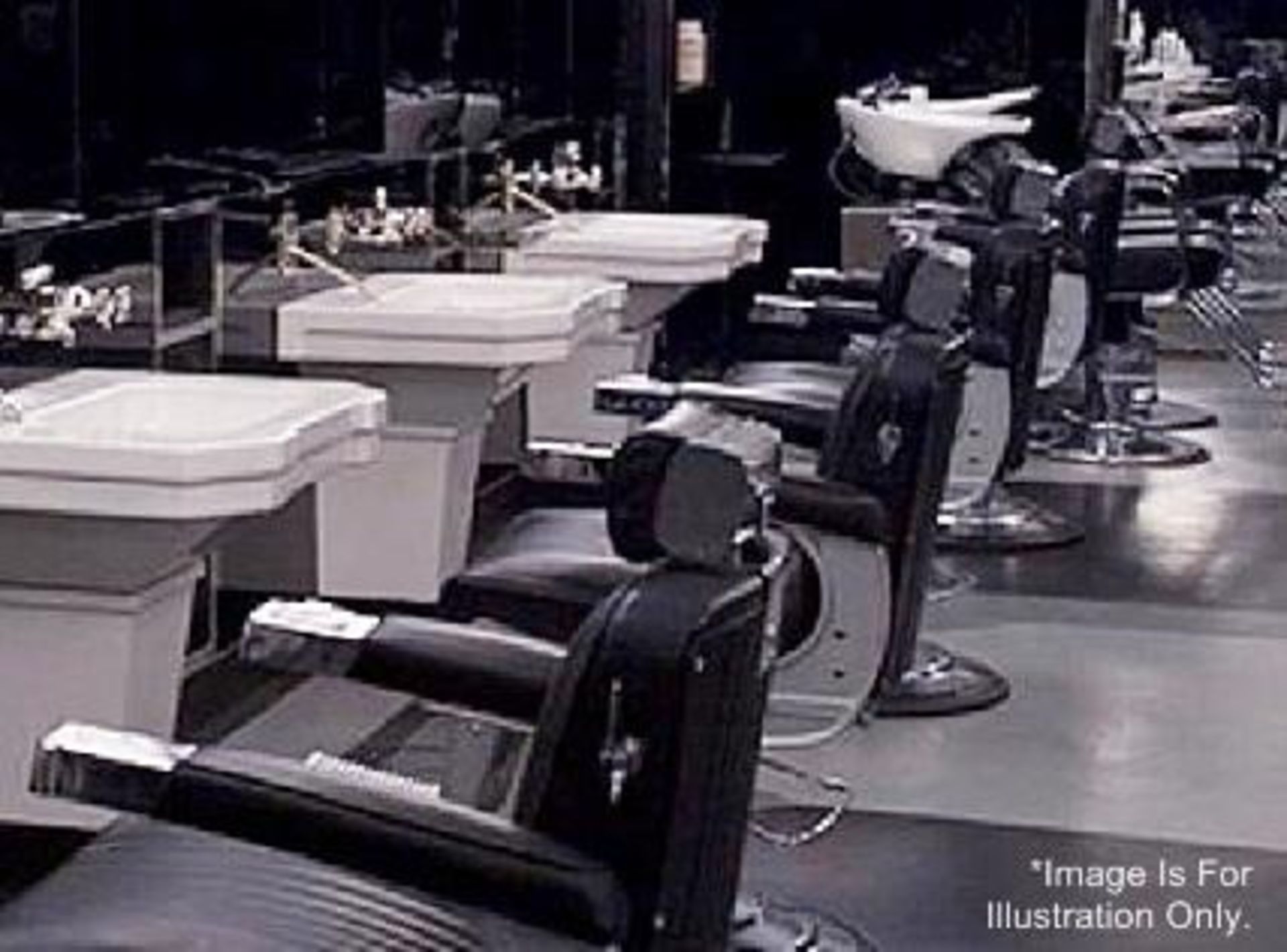 1 x Takara BELMONT "Apollo 2" Barbers Chair - Recently Taken From A Premier West-End Male Grooming S - Image 19 of 19