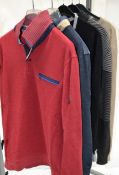 5 x Assorted PRE END Branded Mens Tops And Cardigans - New Stock With Tags - Recent Menswear Store
