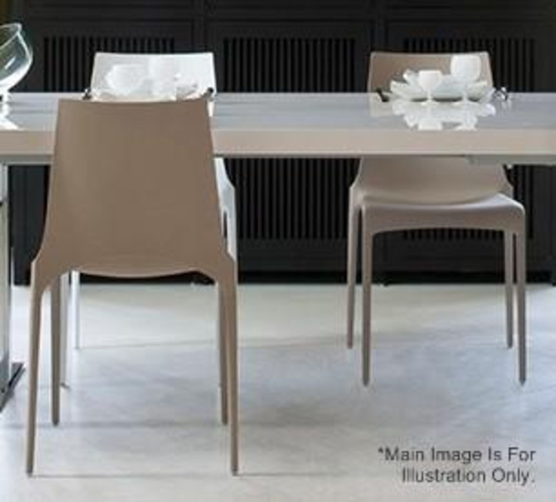 2 x LIGNE ROSET "Petra" Stackable Dining Chairs - Dimensions: W42 x D45 x H83, Seat Height: 46cm - R - Image 6 of 16