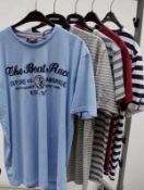 5 x Assorted PRE END / GNIOUS Branded Mens T-Shirts - New Stock With Tags - Recent Retail