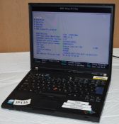 1 x Lenovo Thinkpad T60 14 Inch Laptop PC Computer - Features Intel Core 2 Duo T2300 1.6ghz Dual