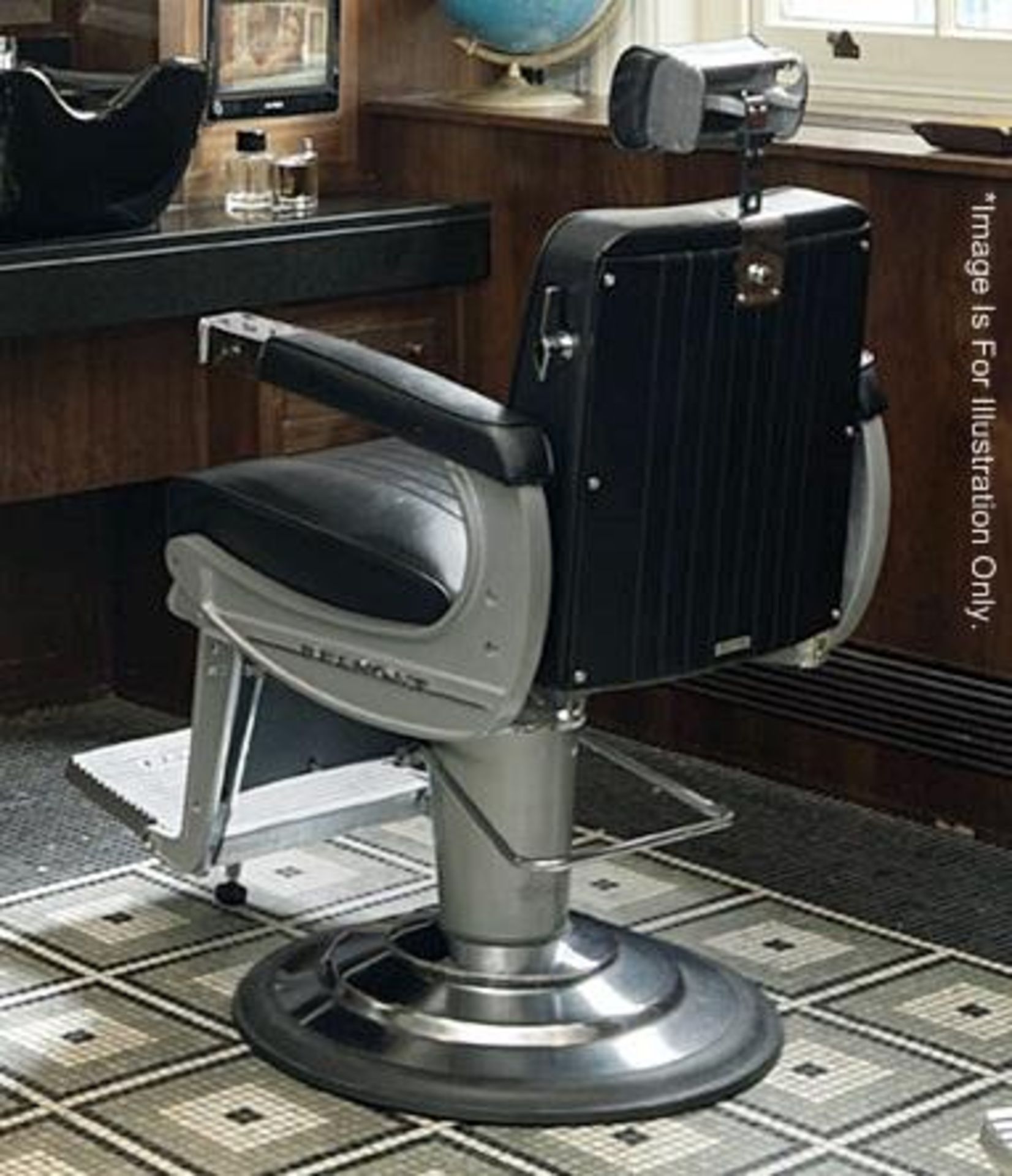 1 x Takara BELMONT "Apollo 2" Barbers Chair - Recently Taken From A Premier West-End Male Grooming S - Image 18 of 19