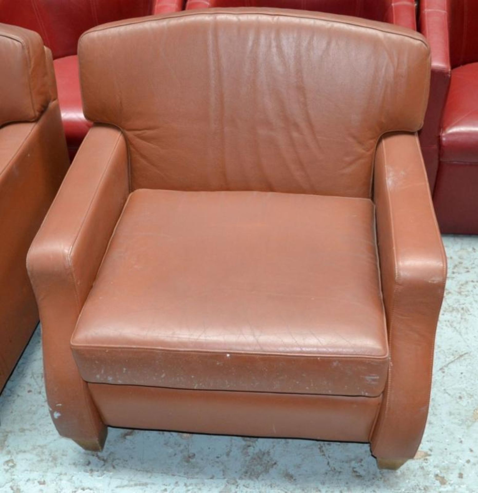 2 x Wide Arm Chairs - H75 x W83 x D76 - Ref: MWI019 - CL218 - Location: Altrincham WA14 Please see - Image 6 of 11