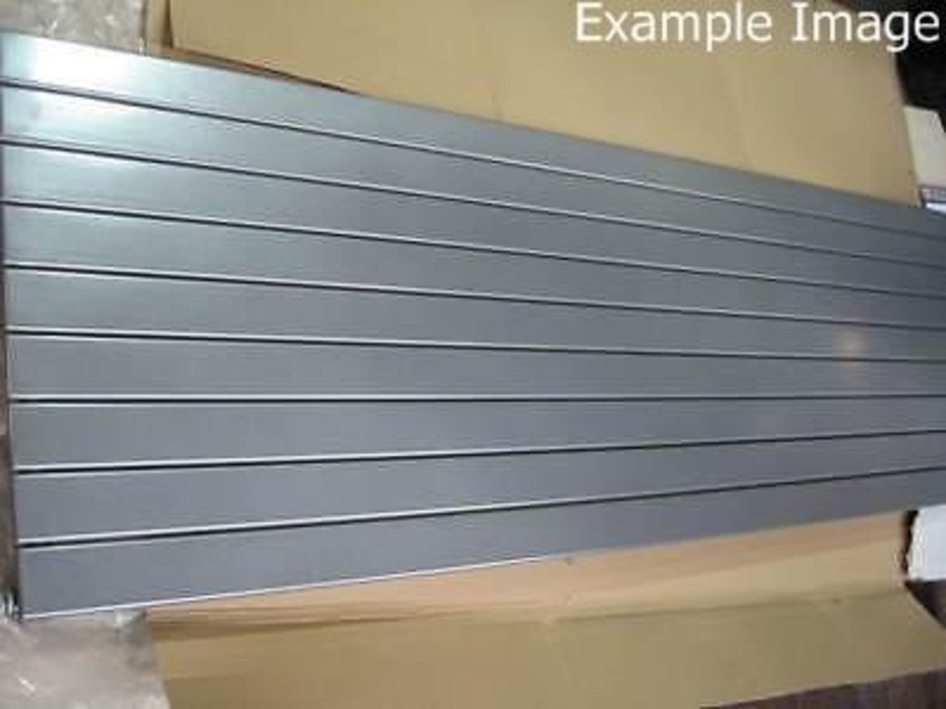 1 x Quinn Slieve Designer Single Panel Radiator in Silver - Contemporary Design - Will Enhance any - Image 4 of 4