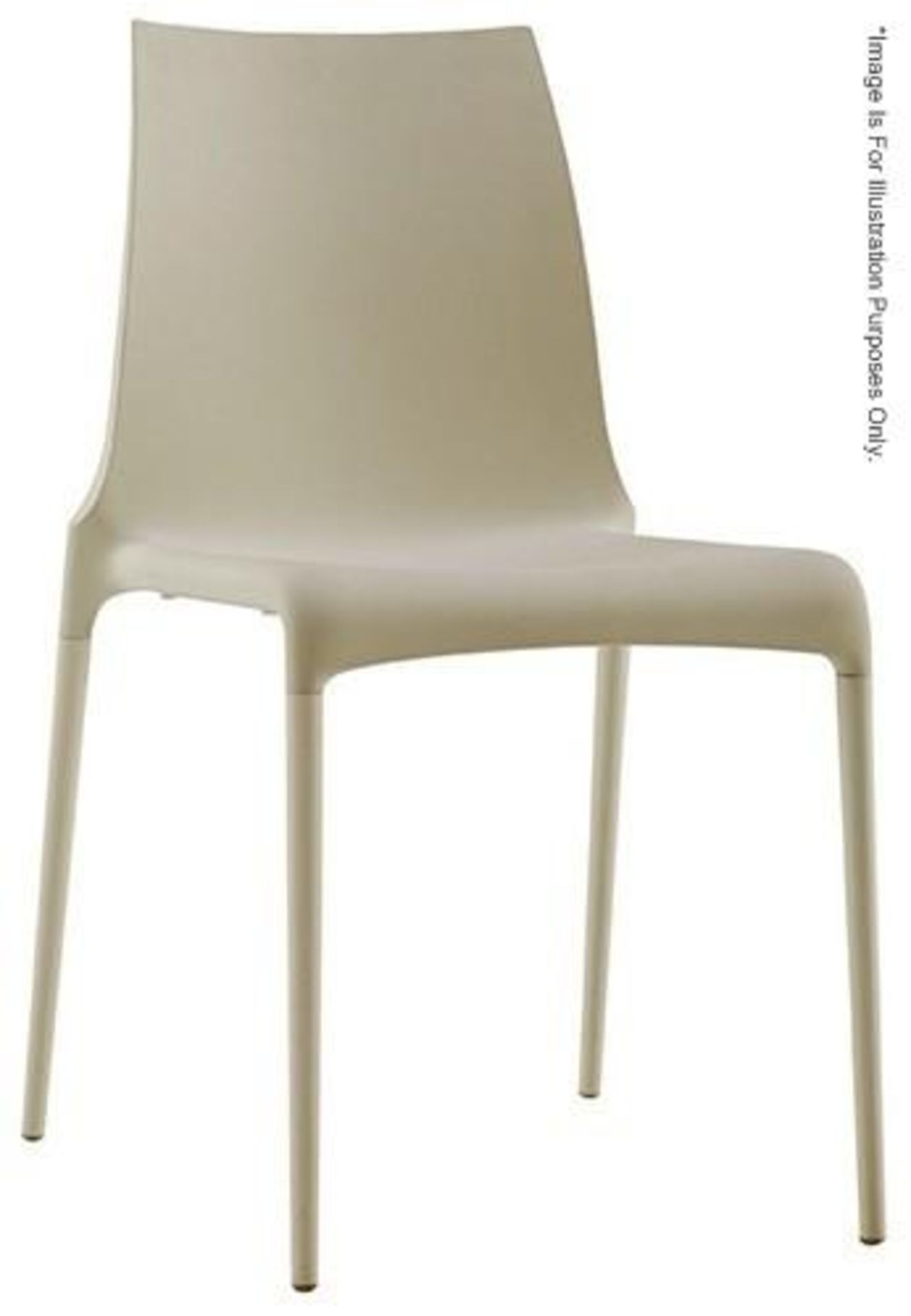 2 x LIGNE ROSET "Petra" Stackable Dining Chairs - Dimensions: W42 x D45 x H83, Seat Height: 46cm - R - Image 3 of 16