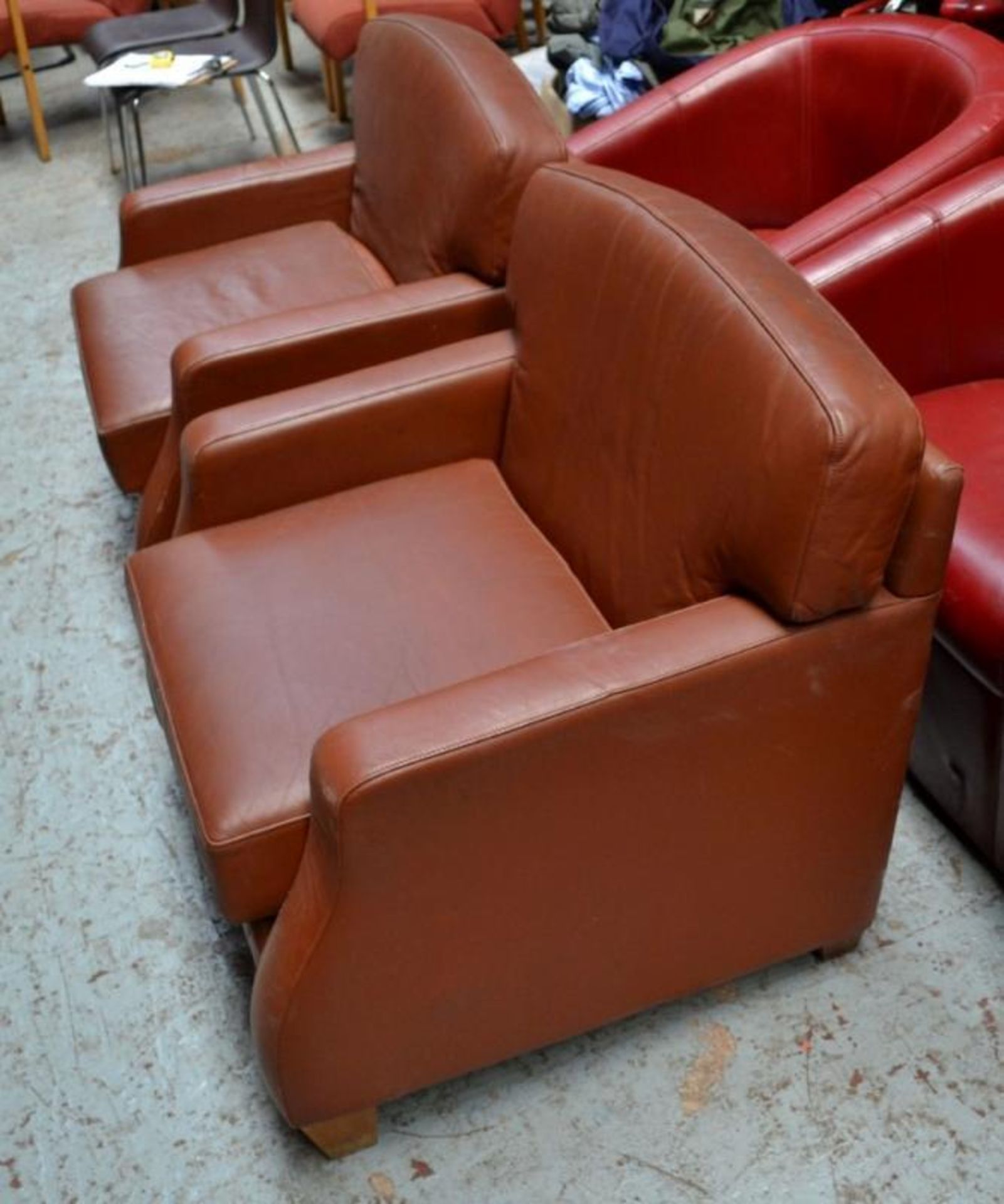 2 x Wide Arm Chairs - H75 x W83 x D76 - Ref: MWI019 - CL218 - Location: Altrincham WA14 Please see - Image 11 of 11